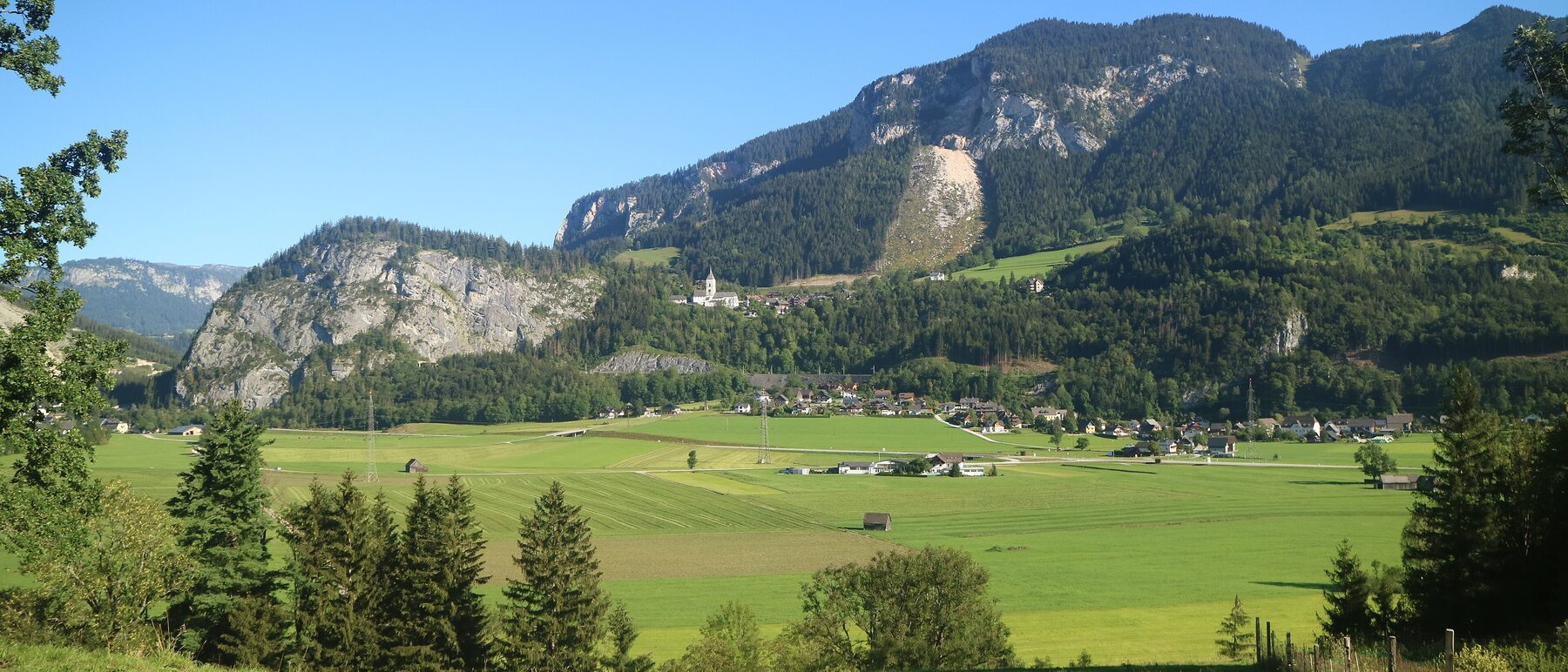 Pürgg von Süden, Gemeinde Stainach-Pürgg